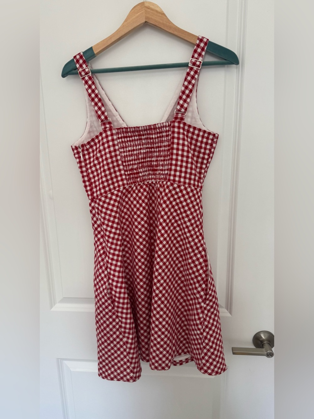 NWT Abercrombie & Fitch V Neck Linen Blend Mini Dress - Picture 5 of 6